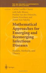 Cover of: Mathematical Approaches for Emerging and Reemerging Infectious Diseases: Models, Methods, and Theory (The IMA Volumes in Mathematics and its Applications)