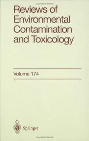 Cover of: Reviews of Environmental Contamination and Toxicology, Vol. 174