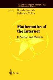 Cover of: Mathematics of the Internet by 