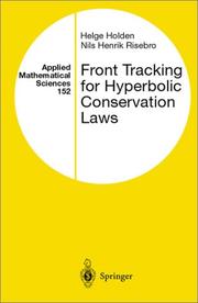 Cover of: Front Tracking for Hyberbolic Conservation Laws (Applied Mathematical Sciences (Springer-Verlag New York Inc.), V. 150.)