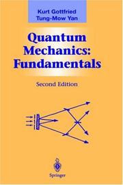 Cover of: Quantum mechanics: fundamentals.