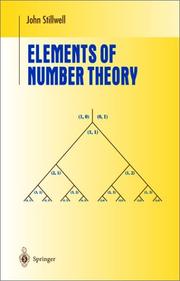Cover of: Elements of Number Theory