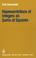 Cover of: Representations of integers as sums of squares
