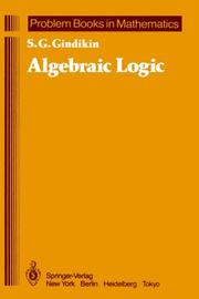 Algebraic logic by S. G. Gindikin