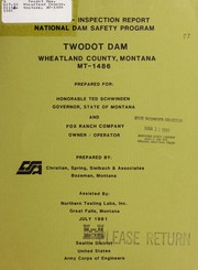Twodot Dam, Wheatland County, Montana, MT-1486 by Christian, Spring, Sielbach & Associates