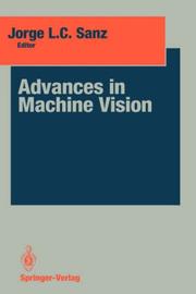 Cover of: Advances in machine vision