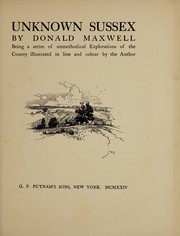 Cover of: Unknown Sussex