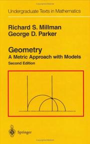 Cover of: Geometry, a metric approach with models