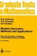 Cover of: Modern geometry--methods and applications by B. A. Dubrovin