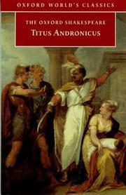 Cover of: Titus Andronicus (Oxford World's Classics) by William Shakespeare