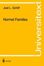 Cover of: Normal families by Joel L. Schiff