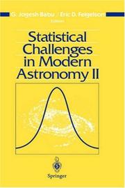 Cover of: Statistical challenges in modern astronomy II