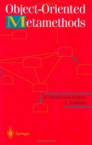 Cover of: Object-oriented metamethods