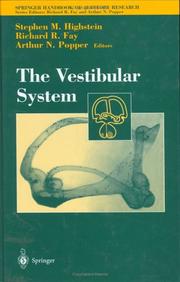 Cover of: The Vestibular System (Springer Handbook of Auditory Research) by 