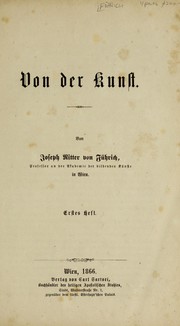Cover of: Von der Kunst