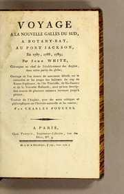 Cover of: Voyage à la Nouvelle Galles du Sud: a Botany-Bay, au Port Jackson, en 1787, 1788, 1789