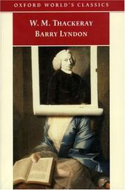 Cover of: The memoirs of Barry Lyndon, Esq. by William Makepeace Thackeray