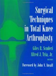 Cover of: Surgical techniques in total knee arthroplasty