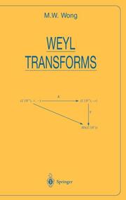 Cover of: Weyl transforms
