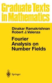 Cover of: Fourier analysis on number fields by Dinakar Ramakrishnan