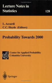 Cover of: Probability towards 2000