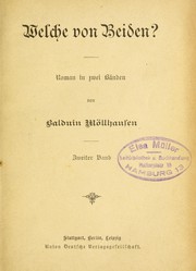 Cover of: Welche von beiden? by Balduin Möllhausen