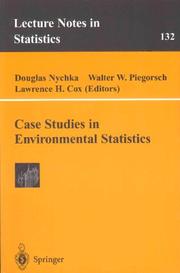 Cover of: Case studies in environmental statistics