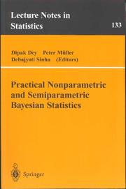 Cover of: Practical nonparametric and semiparametric Bayesian statistics