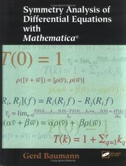 Cover of: Symmetry analysis of differential equations with Mathematica