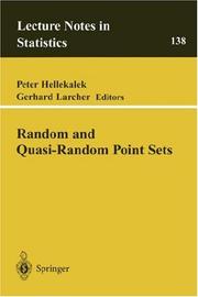 Cover of: Random and quasi-random point sets
