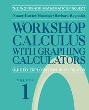Cover of Workshop calculus with graphing calculators