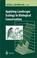 Cover of: Applying Landscape Ecology in Biological Conservation