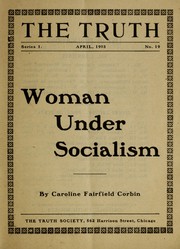 Cover of: Woman under socialism