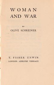 Cover of: Woman and war