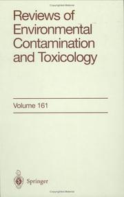 Cover of: Reviews of Environmental Contamination and Toxicology / Volume 161 (Reviews of Environmental Contamination and Toxicology)