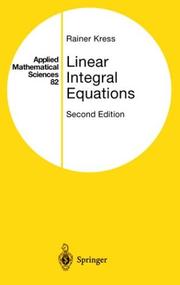 Cover of: Linear integral systems by Rainer Kress