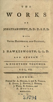 The works of Jonathan Swift by Jonathan Swift