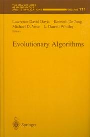 Evolutionary algorithms by Lawrence David Davis