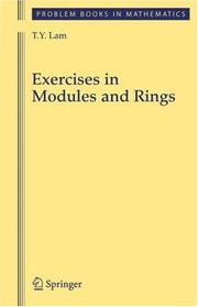 Cover of: Exercises in Modules and Rings (Problem Books in Mathematics)