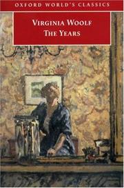 Cover of: The Years (Oxford World's Classics) by Virginia Woolf