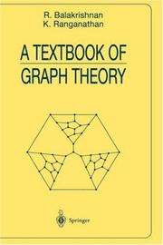 Cover of: A textbook of graph theory
