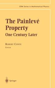 The Painlevé property by Robert Conte