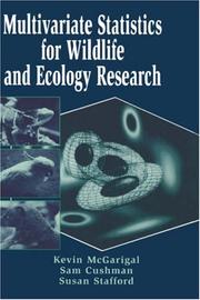 Cover of: Multivariate Statistics for Wildlife and Ecology Research