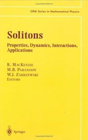 Cover of: Solitons by R. MacKenzie, W. J. Zakrzewski