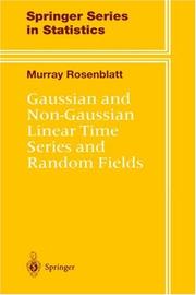 Cover of: Gaussian and Non-Gaussian Linear Time Series and Random Fields by Murray Rosenblatt