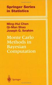 Cover of: Monte Carlo Methods in Bayesian Computation (Springer Series in Statistics)