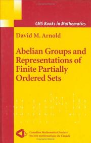 Cover of: Abelian Groups and Representations of Finite Partially Ordered Sets (CMS Books in Mathematics)