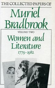 Cover of: Women and literature, 1779-1982