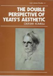 Cover of: double perspective of Yeats's aesthetic