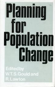 Cover of: Planning for population change